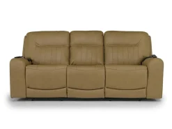 Banks 3 Power Sofa In Chesapeake Charcoal Leather