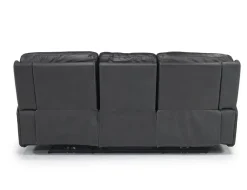 Banks 3 Power Sofa In Chesapeake Charcoal Leather