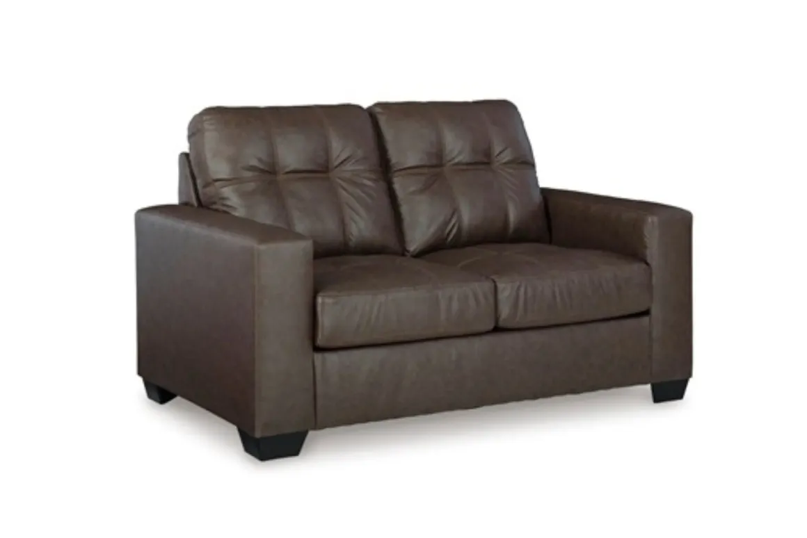 Barlin Mills Sofa & Loveseat In Carbon