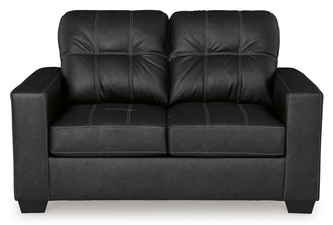 Barlin Mills Sofa & Loveseat In Carbon