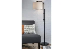 Baronvale Floor Lamp In Black