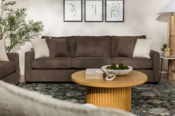 Barrett Sofa & Loveseat In Fisk Mushroom