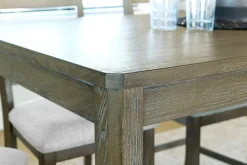 Barry Dining Table, 4 Chairs & Bench In Light Brown