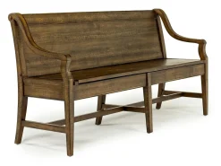 Bay Creek Bench W/ Storage In Light Gray