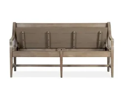 Bay Creek Bench W/ Storage In Light Gray