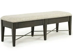 Bay Creek Bench W/ Storage In Light Gray