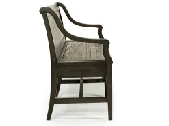 Bay Creek Bench W/ Storage In Light Gray