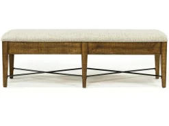 Bay Creek Bench W/ Storage In Light Gray