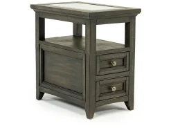 Bay Creek Chairside Table In Graphite