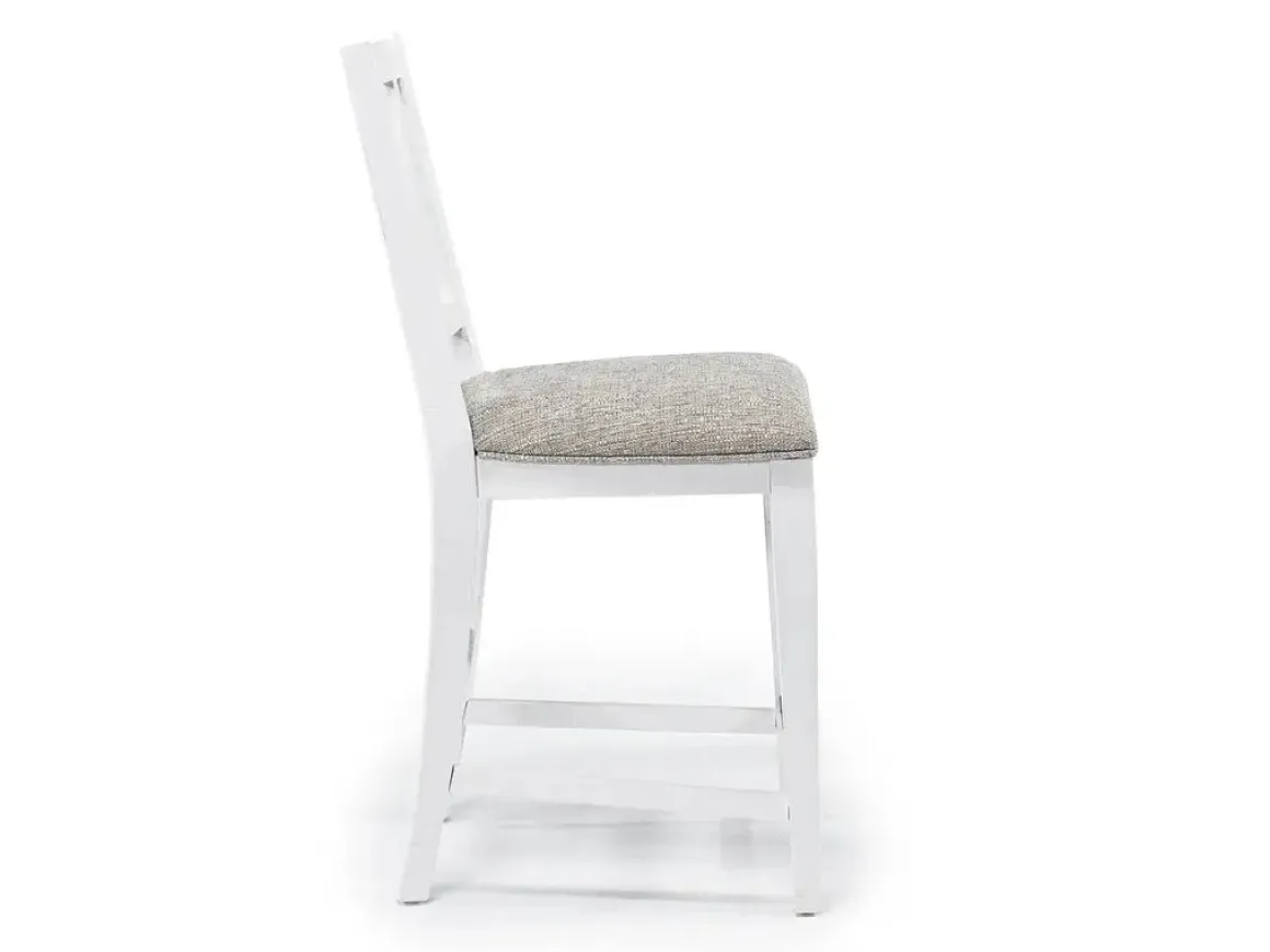 Bay Creek Counter Height Stool In Graphite, V-Back