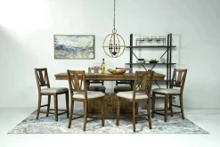 Bay Creek Counter Height Stool In Graphite, V-Back