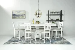 Bay Creek Counter Height Stool In Graphite, V-Back