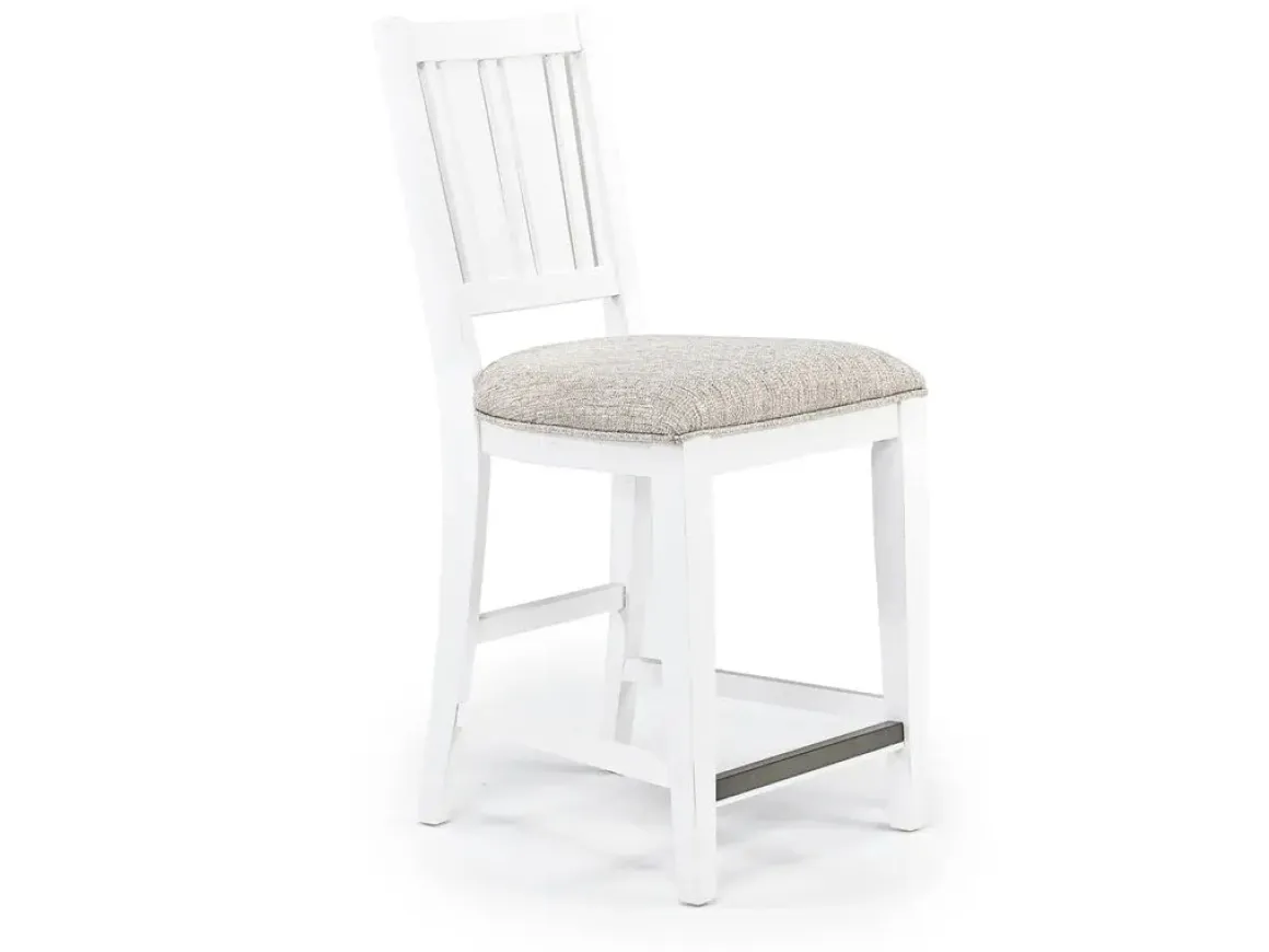 Bay Creek Counter Height Stool In Graphite, V-Back