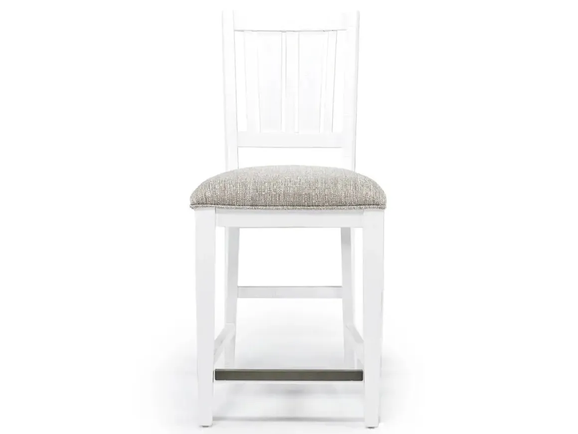 Bay Creek Counter Height Stool In Graphite, V-Back