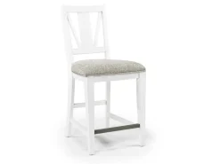 Bay Creek Counter Height Stool In Graphite, V-Back