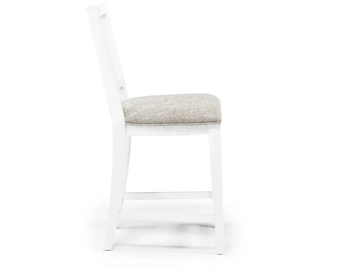 Bay Creek Counter Height Stool In Graphite, V-Back