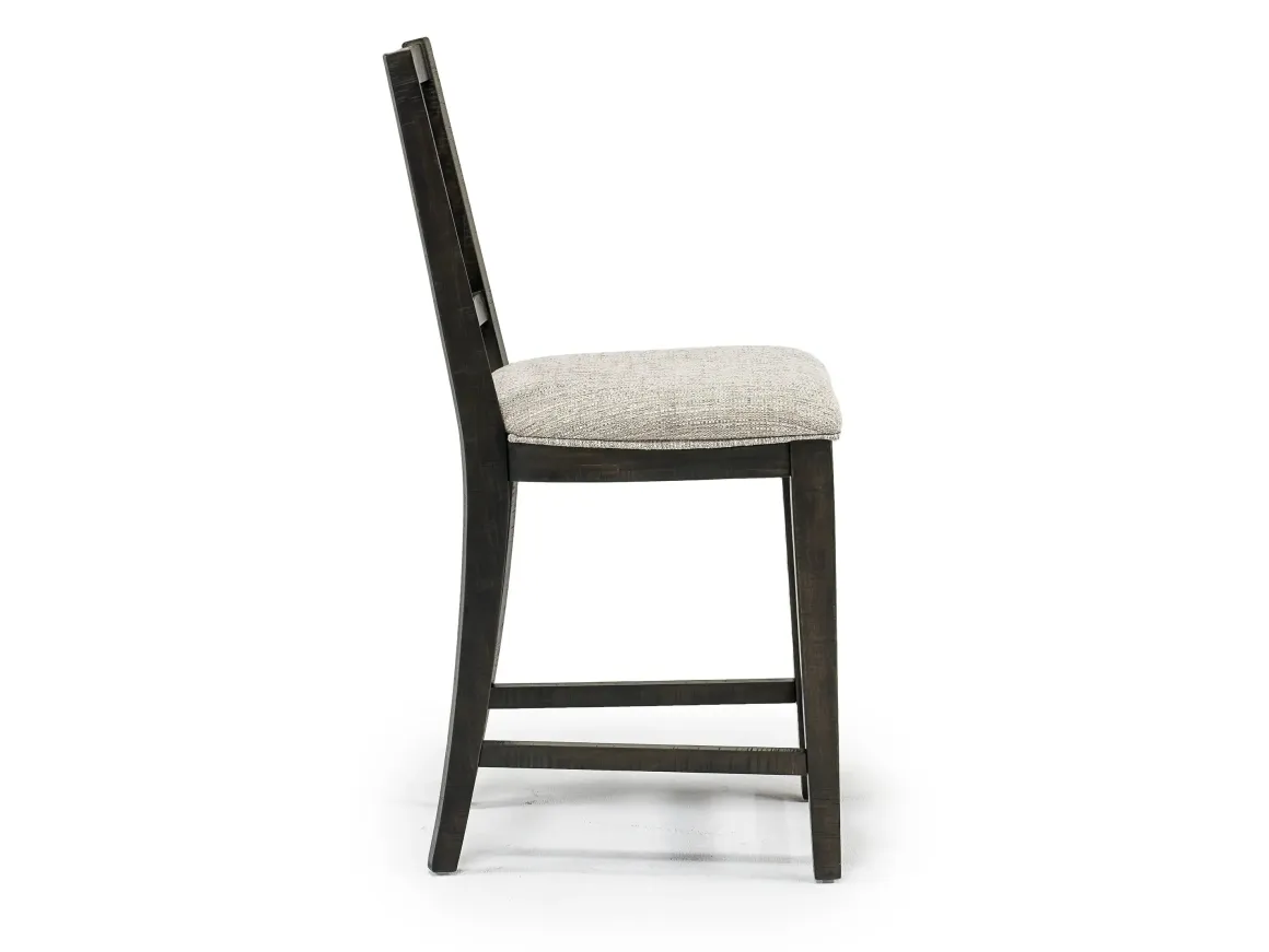 Bay Creek Counter Height Stool In Graphite, V-Back