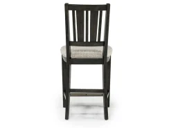 Bay Creek Counter Height Stool In Graphite, V-Back