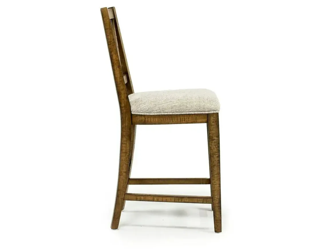 Bay Creek Counter Height Stool In Graphite, V-Back