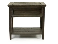 Bay Creek End Table In Graphite, Rectangle