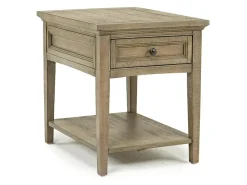 Bay Creek End Table In Graphite, Rectangle
