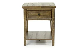 Bay Creek End Table In Graphite, Rectangle