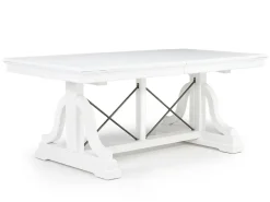 Bay Creek Extendable Dining Table & 6 V-Back Chairs In Toasted Nutmeg