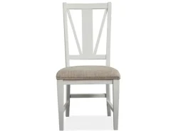 Bay Creek Extendable Dining Table & 6 V-Back Chairs In Toasted Nutmeg