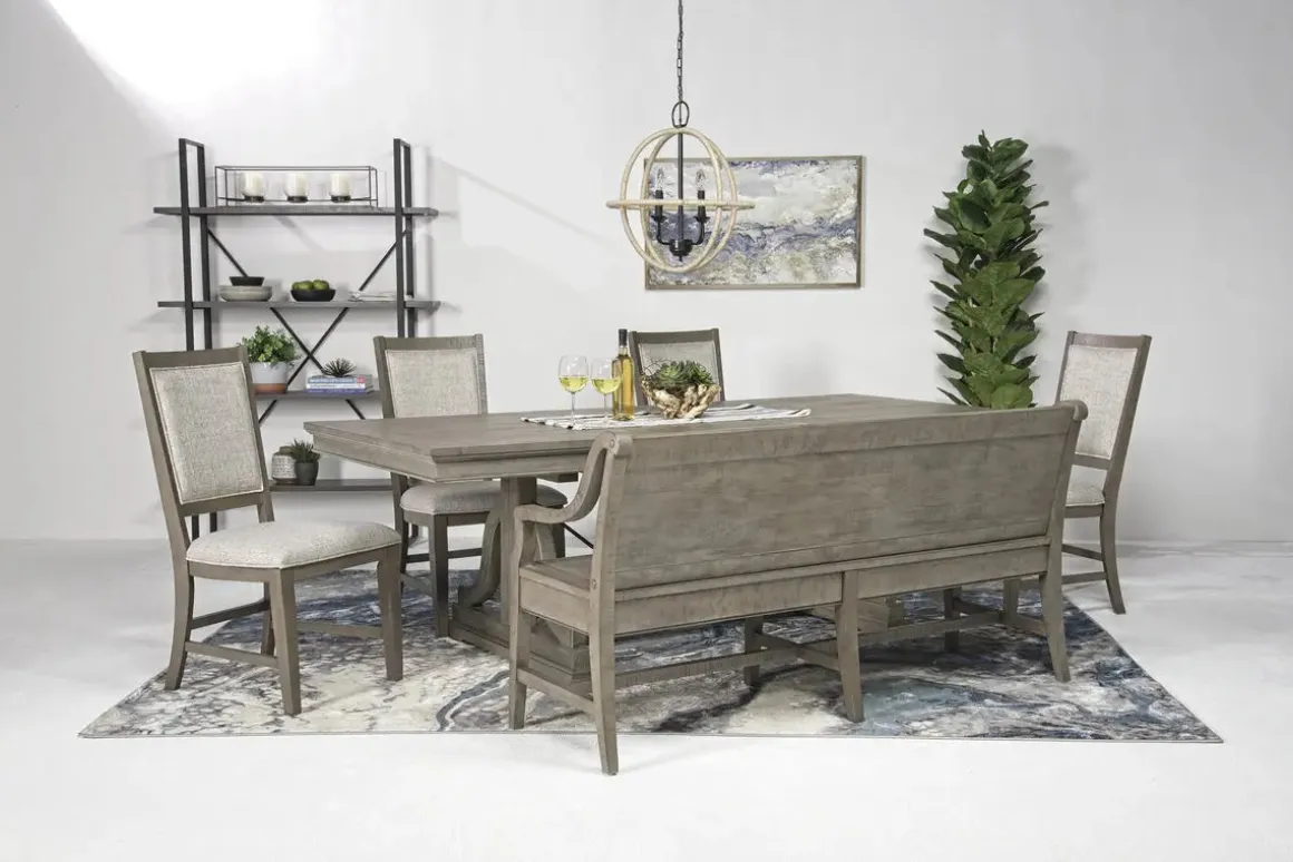 Bay Creek Extendable Dining Table In Graphite