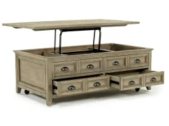 Bay Creek Lift Top Coffee Table In Nutmeg