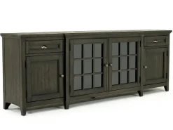 Bay Creek Media Console In Nutmeg W/ Usb Charger, 70 Inch