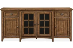 Bay Creek Media Console In Nutmeg W/ Usb Charger, 70 Inch