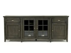 Bay Creek Media Console In Nutmeg W/ Usb Charger, 70 Inch