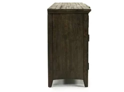 Bay Creek Media Console In Nutmeg W/ Usb Charger, 70 Inch