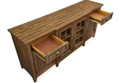 Bay Creek Media Console In Nutmeg W/ Usb Charger, 70 Inch