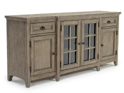 Bay Creek Media Console In Nutmeg W/ Usb Charger, 70 Inch