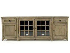 Bay Creek Media Console In Nutmeg W/ Usb Charger, 70 Inch