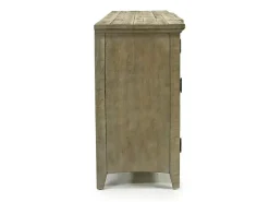 Bay Creek Media Console In Nutmeg W/ Usb Charger, 70 Inch