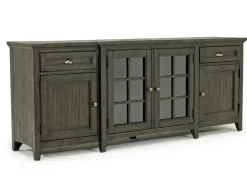 Bay Creek Media Console In Nutmeg W/ Usb Charger, 70 Inch