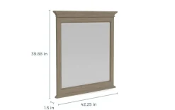 Bay Creek Mirror In Light Gray