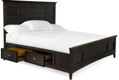 Bay Creek Panel Bed In Light Gray, Queen