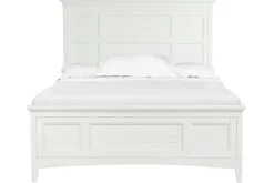 Bay Creek Panel Bed In Light Gray, Queen