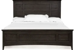 Bay Creek Panel Bed In Light Gray, Queen