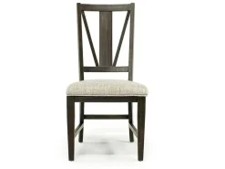 Bay Creek Side Chair In Light Gray, V-Back