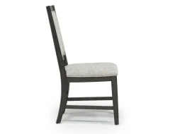 Bay Creek Side Chair In Light Gray, V-Back