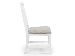 Bay Creek Side Chair In Light Gray, V-Back