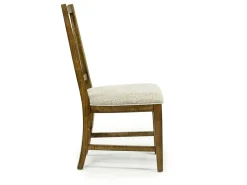 Bay Creek Side Chair In Light Gray, V-Back