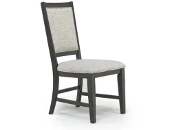 Bay Creek Side Chair In Light Gray, V-Back