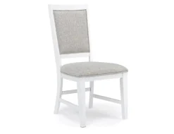 Bay Creek Side Chair In Light Gray, V-Back
