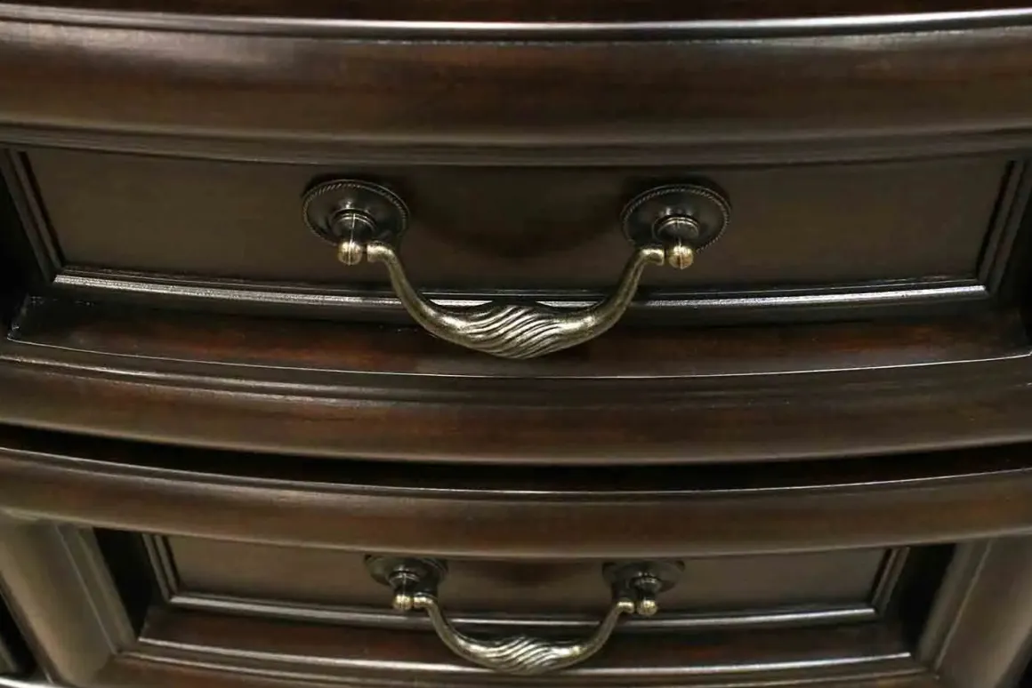 Bella 4 Piece Entertainment Center In Brown